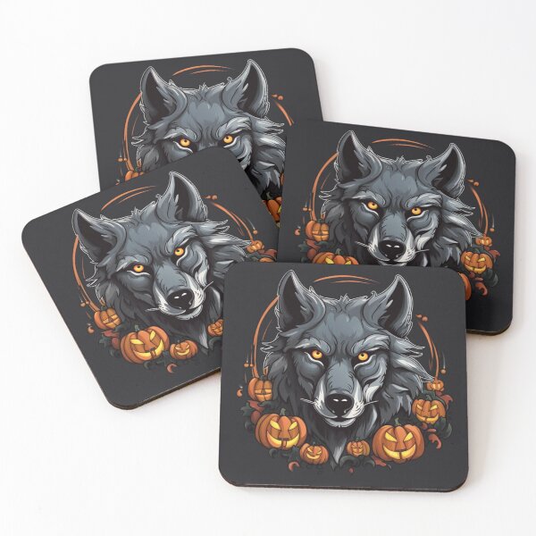 Item preview, Moonlit Haunt: Halloween Wolf designed and sold by NightshadeWolfs.