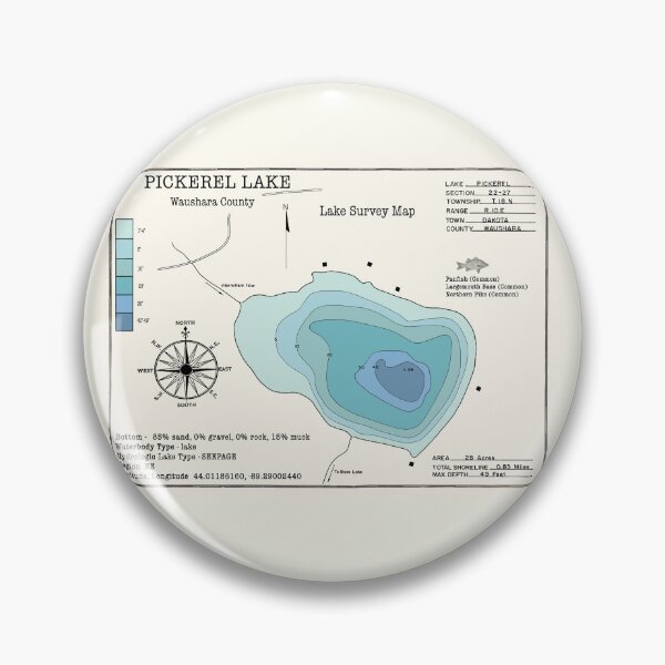 Item preview, Pickerel Lake WI Waushara County  designed and sold by Jean Plout.