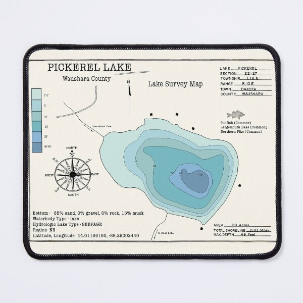 Item preview, Pickerel Lake WI Waushara County designed and sold by Jean Plout.