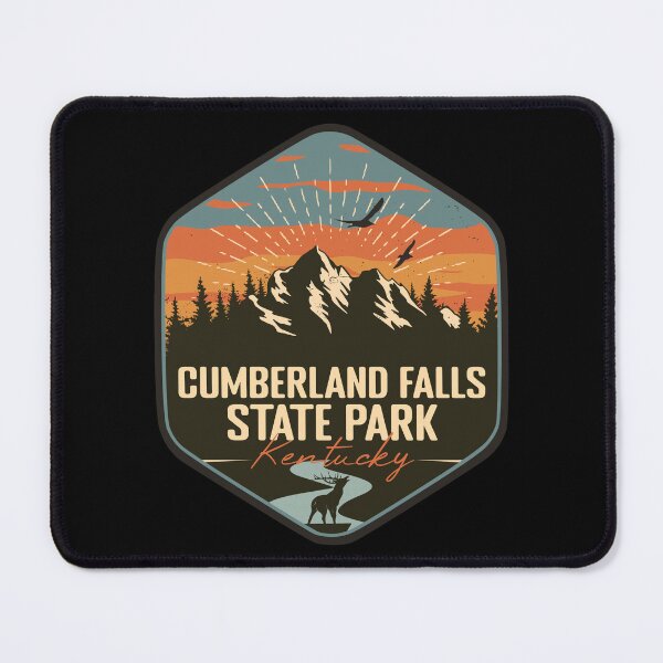 Item preview, Cumberland Falls State Park Kentucky - KY Retro Souvenir Badge designed and sold by mountainfad.