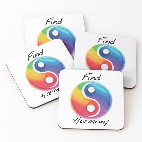 Item preview, Find Harmony Rainbow Yin Yang Graphic designed and sold by dadp616.
