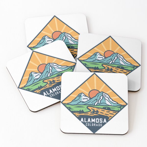 Item preview, Alamosa, Colorado | Sunset in the mountains with Alamosa river designed and sold by CircinusStore.