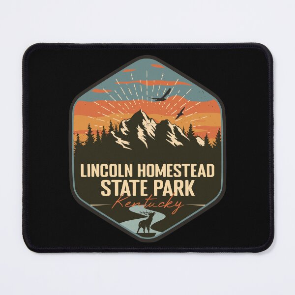 Item preview, Lincoln Homestead State Park Kentucky - KY Retro Souvenir Badge designed and sold by mountainfad.