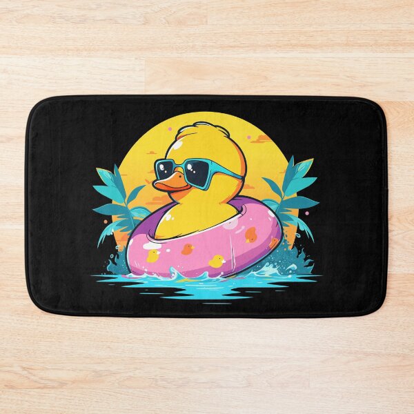 Item preview, Cool Retro Yellow Duck in Sunglasses 70s 80s Funny Duck designed and sold by KsuAnn.