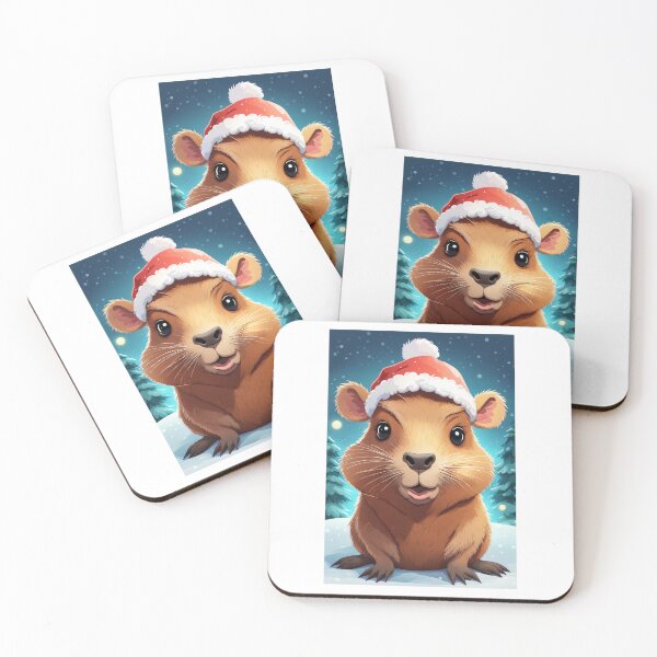 Item preview, Capybara's Christmas Cheer designed and sold by Mechanical-Artt.