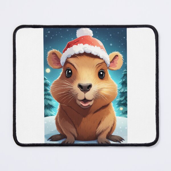 Item preview, Capybara's Christmas Cheer designed and sold by Mechanical-Artt.