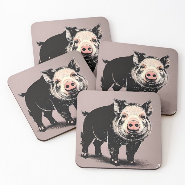 Item preview, Farm pig 028 designed and sold by RGBprints.