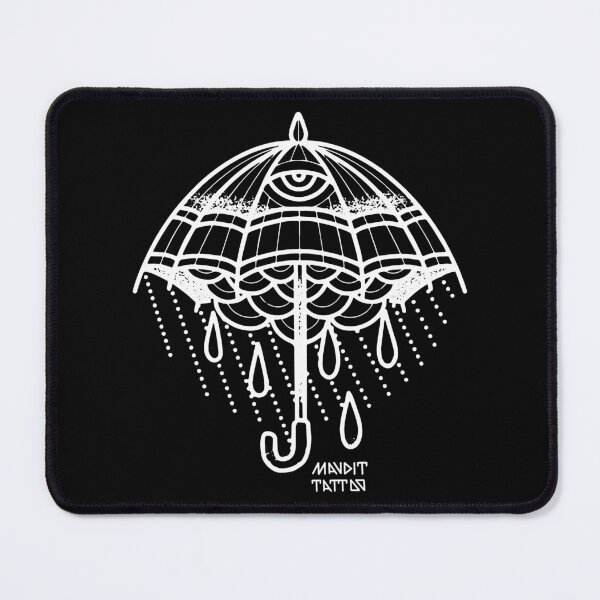 Item preview, Umbrella maudit tattoo designed and sold by MauDitTattoo.