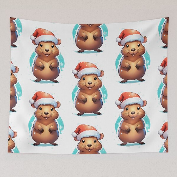 Item preview, Capybara's Cozy Christmas designed and sold by Mechanical-Artt.