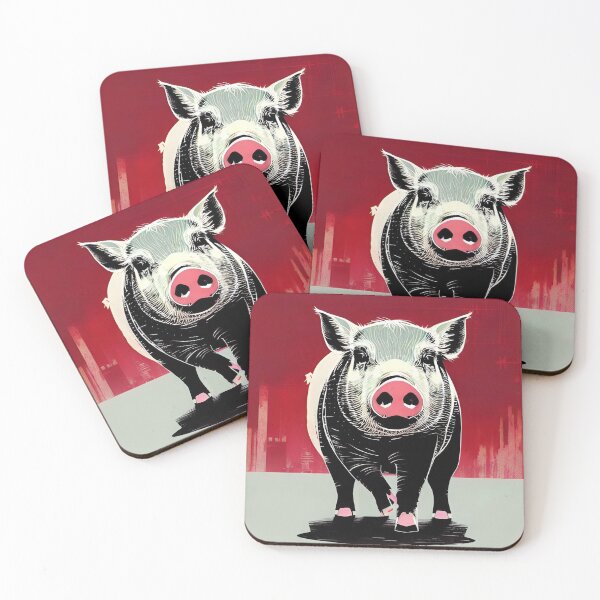 Item preview, Farm pig 029 designed and sold by RGBprints.