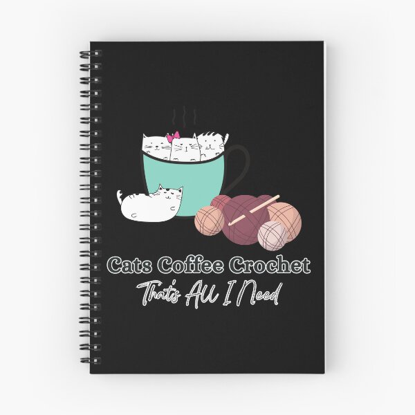 Item preview, Cats Coffee Crochet That's All I Need designed and sold by Wiss2Arts.