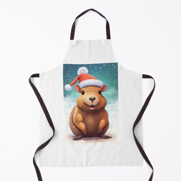 Item preview, Merry Christmas Capybara designed and sold by Mechanical-Artt.