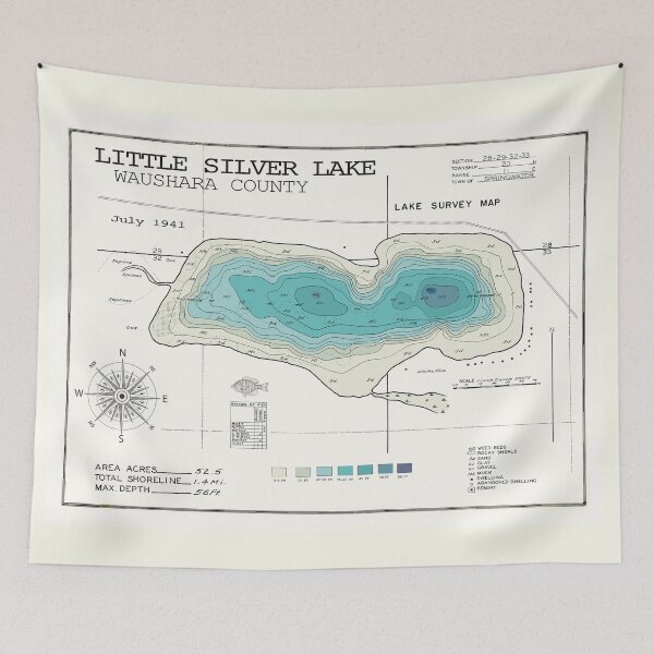 Item preview, Little Silver Lake WI Waushara County  designed and sold by Jean Plout.