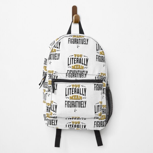 Item preview, You Literally Mean Figuratively - Embrace the Irony (Light) designed and sold by Sir Meow Meow.