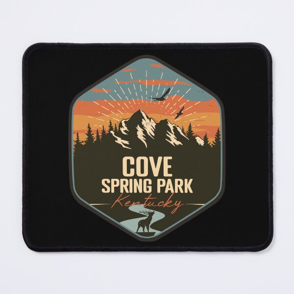 Item preview, Cove Spring Park Kentucky - KY Retro Souvenir Badge designed and sold by mountainfad.