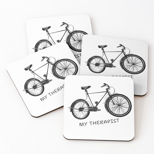 Item preview, Bicycle is my Therapist designed and sold by AnxiousVariance.