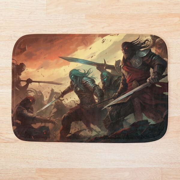Item preview, demon fantasy epic battle scene weapons  designed and sold by TankandDPS.