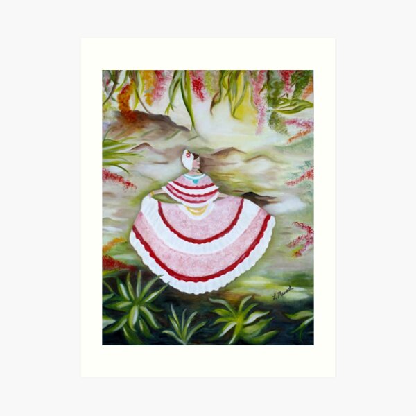 Panama Dancer Art Print