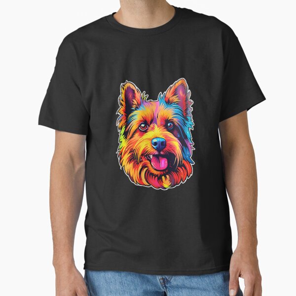 Item preview, Neon Australian Terrier designed and sold by CUTEDOGGIEZ.