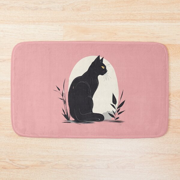 Item preview, black cat christmas designed and sold by Catophile.