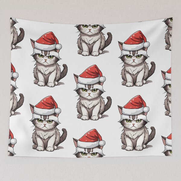 Item preview, Cranky Cat on Christmas Eve designed and sold by Mechanical-Artt.