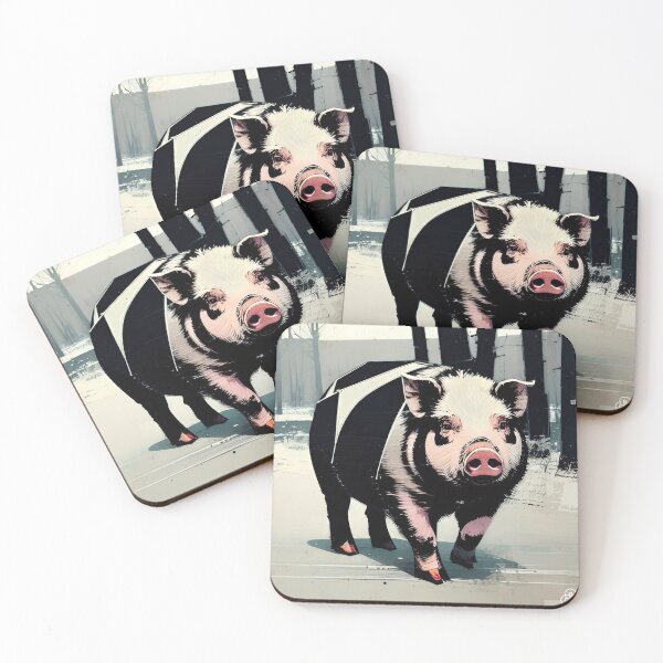 Item preview, Farm pig 035 designed and sold by RGBprints.