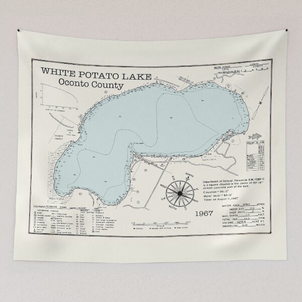 Item preview, White Potato Lake WI Waushara County  designed and sold by Jean Plout.