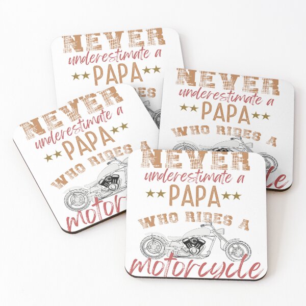 Item preview, Never Underestimate A Dad Who Rides A Motorcycle, Biker Dad Gift designed and sold by ajw1.