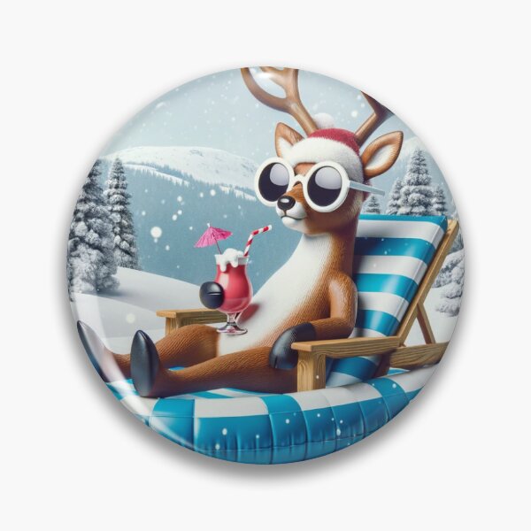 Item preview, Chilled Reindeer  designed and sold by PrestigePatches.