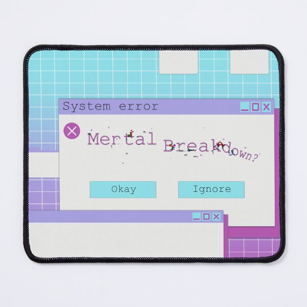 Item preview, Mental Breakdown designed and sold by FreshFunkyRetro.