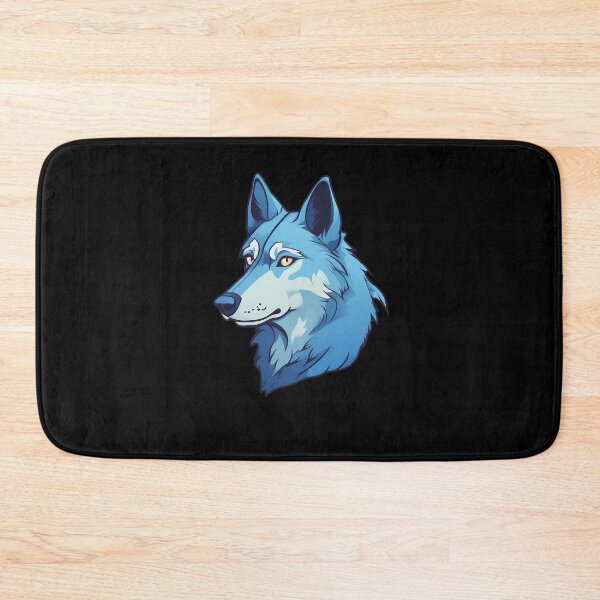 Item preview, blue wolfdog with yellow eyes designed and sold by PasindhuW.