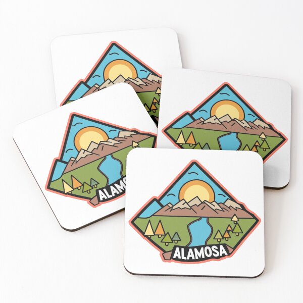 Item preview, Alamosa, Colorado | Sunset in the mountains with Alamosa river designed and sold by CircinusStore.
