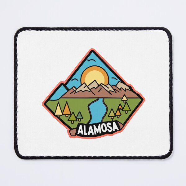 Item preview, Alamosa, Colorado | Sunset in the mountains with Alamosa river designed and sold by CircinusStore.