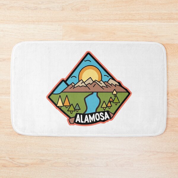 Item preview, Alamosa, Colorado | Sunset in the mountains with Alamosa river designed and sold by CircinusStore.