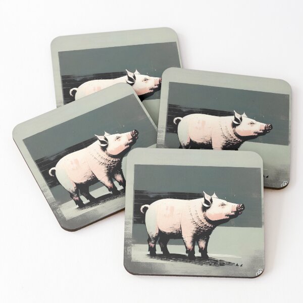Item preview, Farm pig 039 designed and sold by RGBprints.