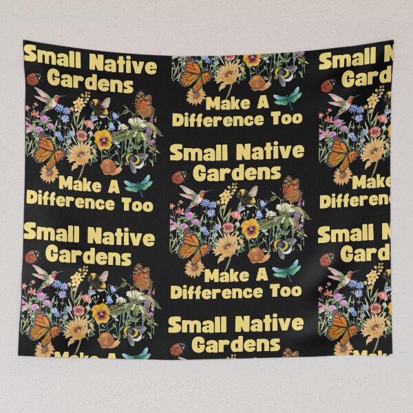 Item preview, Small Native Gardens Colorful Wildflower Design designed and sold by EarthArtDesigns.
