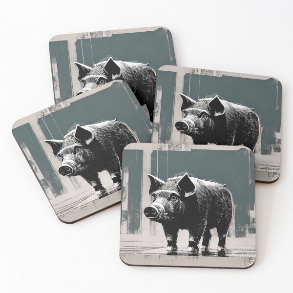 Item preview, Farm pig 040 designed and sold by RGBprints.