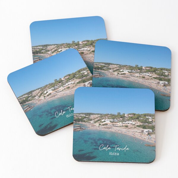 Item preview, Cala Tarida coasters  designed and sold by Simply The West Prints.