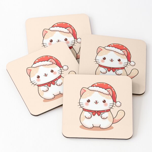 Item preview, Cute Christmas Kitty Cat designed and sold by KAI-Studio.