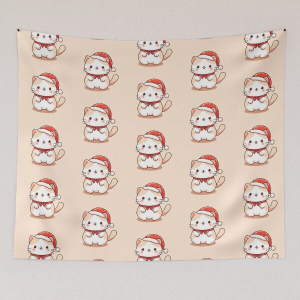 Item preview, Cute Christmas Kitty Cat designed and sold by KAI-Studio.
