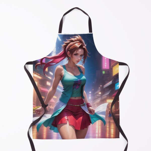 Item preview, FF7 Aerith in a Beautiful Futuristic City designed and sold by Butler in the Home.