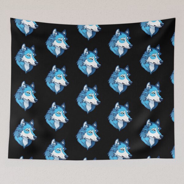 Item preview, brave blue wolfdog designed and sold by PasindhuW.