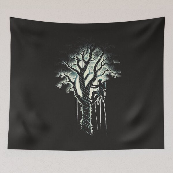 Item preview, Arborist Tree Climber Vintage Trimmer Art designed and sold by MrEddie10.