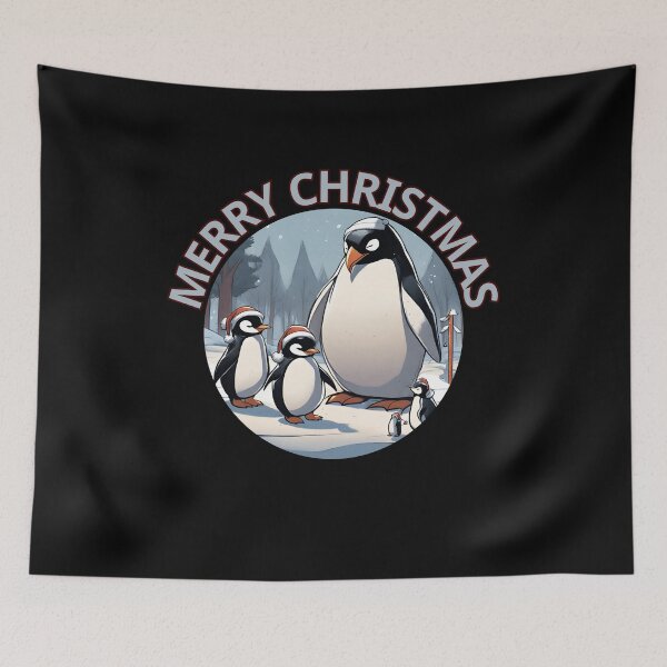 Item preview, Cozy Penguins: Celebrating Christmas in the Winter Wonderland designed and sold by ChicTrendz.