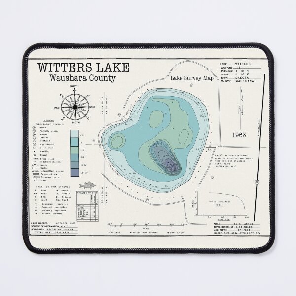 Item preview, Witters Lake WI Waushara County designed and sold by Jean Plout.