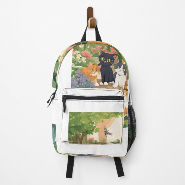 Item preview, cats in the garden designed and sold by pig2u.