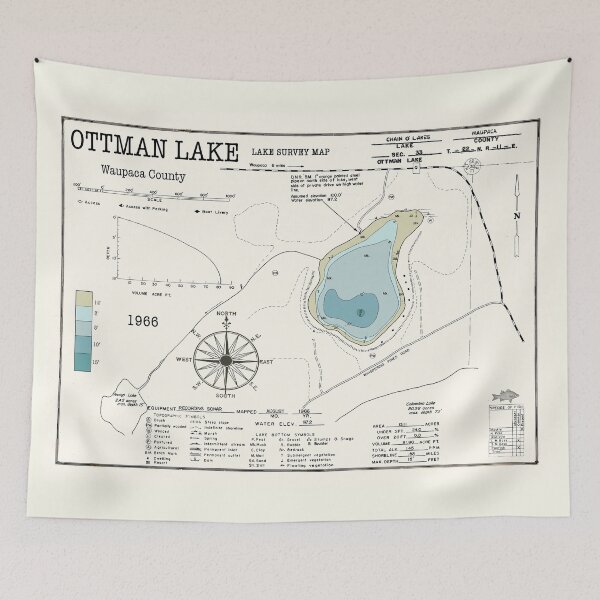 Item preview, Ottman Lake WI Waupaca County  designed and sold by Jean Plout.