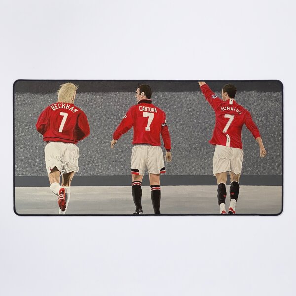 Item preview, My painting of 3 of the great Manchester Uniteds No.7's designed and sold by mikzart.