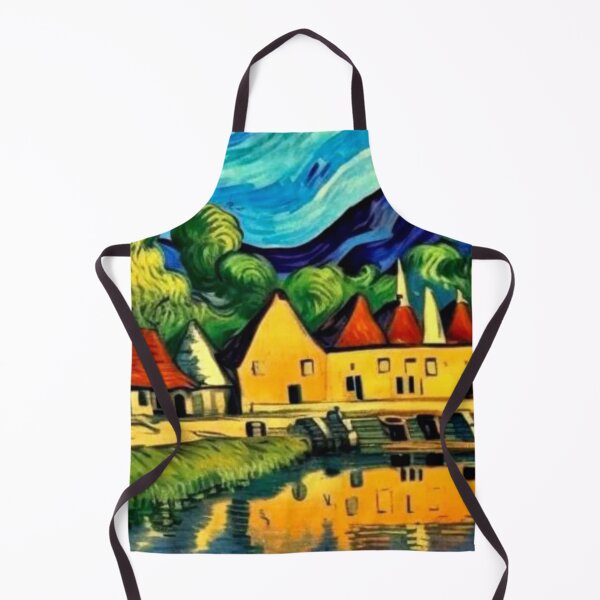 Aperçu de l'œuvre Hameau au bord du lac créée et vendue par George Hutton Hunter.