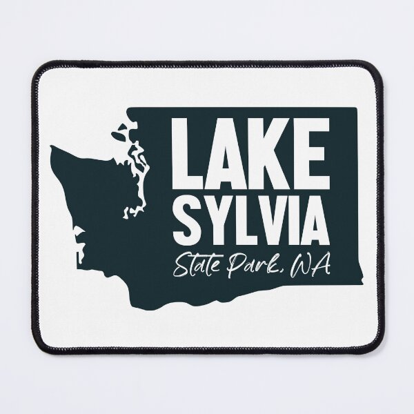 Item preview, Lake Sylvia State Park Washington Map designed and sold by bivenart.